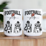 Mother's Day Gifts, Custom Football Mom, Grandma - Personalized Mug