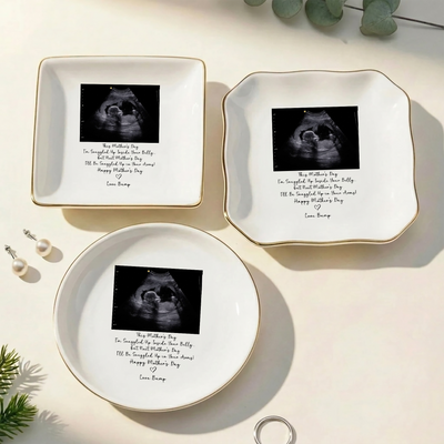Mother's Day Gifts, Mother's Day Gift From Bump - Personalized Jewelry Dish