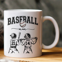 Mother'S-Day-Gifts,-Custom-Baseball-Mom,-Grandma-Personalized-Mug-1
