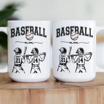 Mother'S-Day-Gifts,-Custom-Baseball-Mom,-Grandma-Personalized-Mug-3