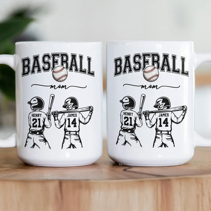 Mother'S-Day-Gifts,-Custom-Baseball-Mom,-Grandma-Personalized-Mug-3