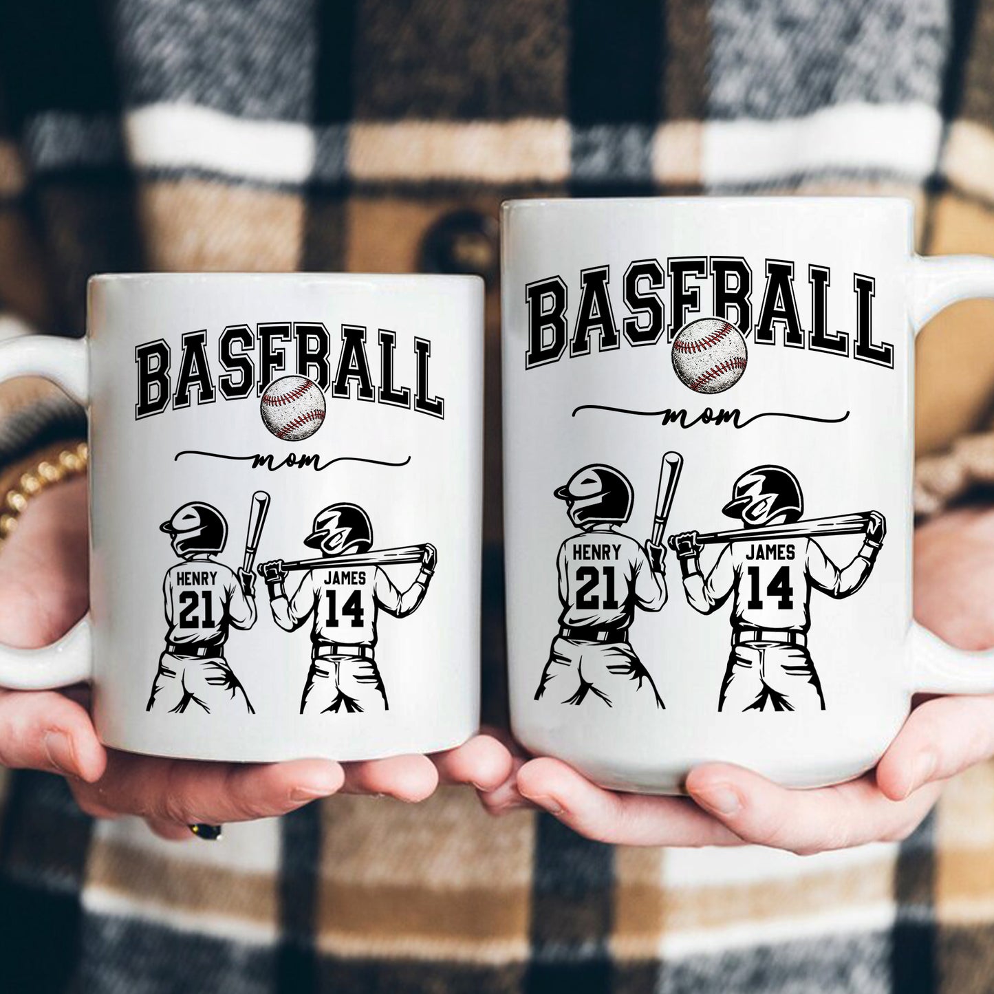Mother'S-Day-Gifts,-Custom-Baseball-Mom,-Grandma-Personalized-Mug-4