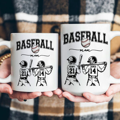 Mother'S-Day-Gifts,-Custom-Baseball-Mom,-Grandma-Personalized-Mug-4