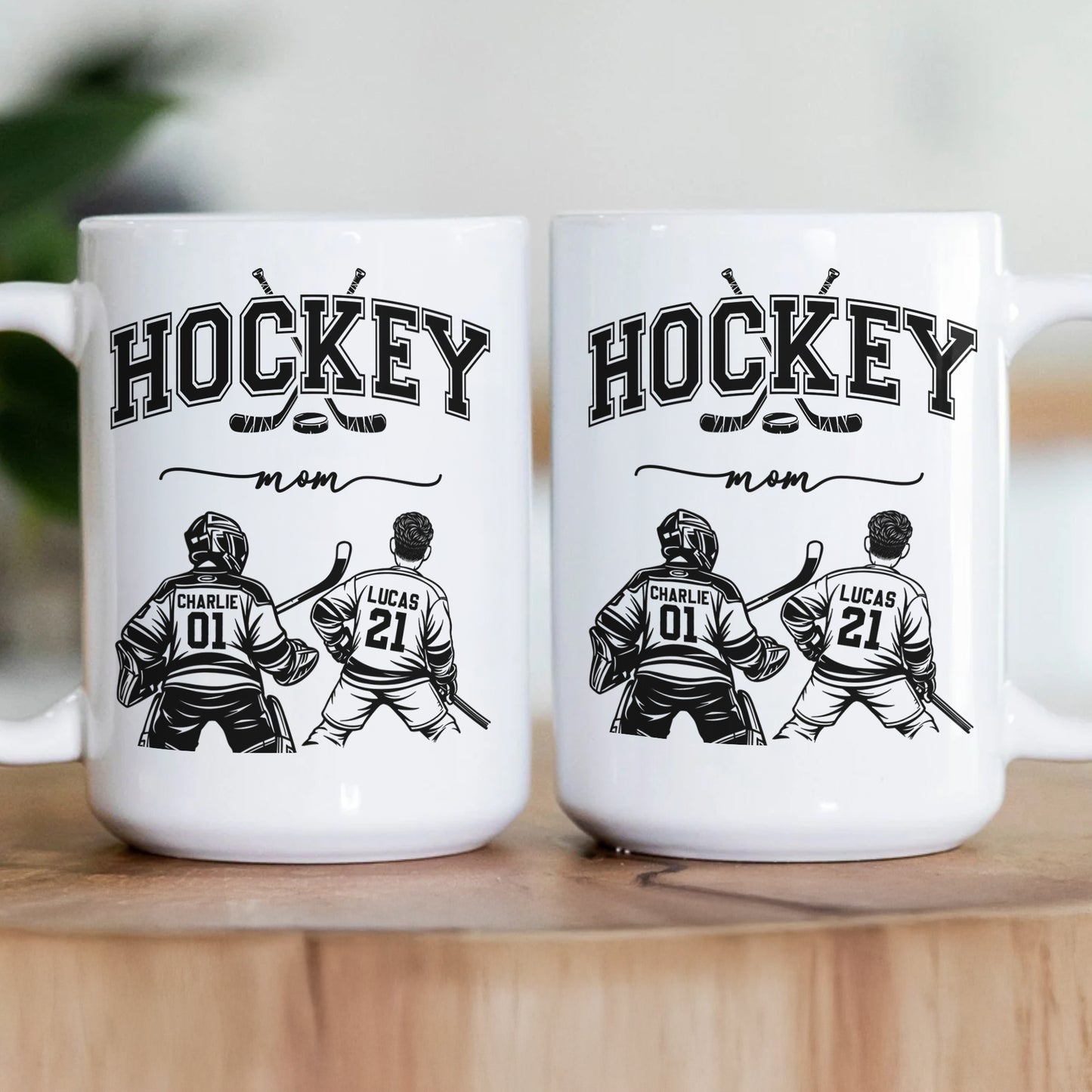 Mother'S-Day-Gifts,-Custom-Hockey-Mom,-Grandma-Personalized-Mug-3