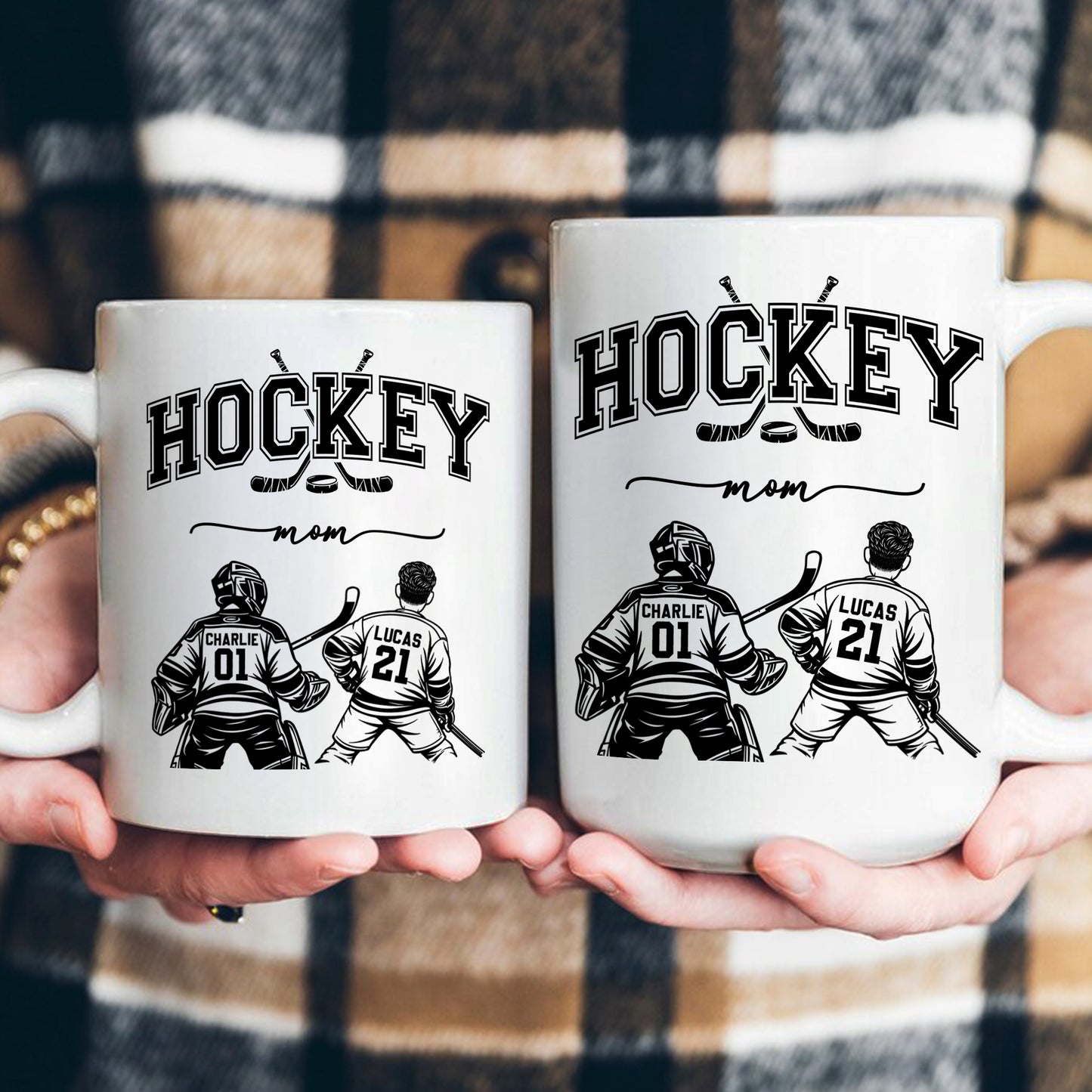 Mother'S-Day-Gifts,-Custom-Hockey-Mom,-Grandma-Personalized-Mug-4
