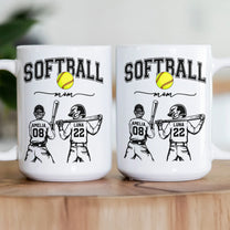 Mother'S-Day-Gifts,-Custom-Softball-Mom,-Grandma-Personalized-Mug-3