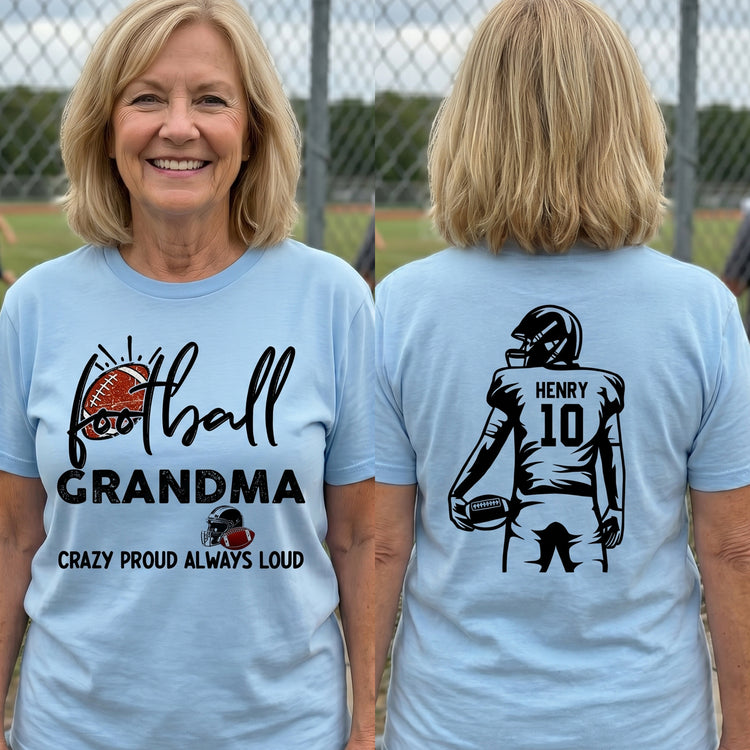 Mother'S-Day-Gifts,-Football-Grandma,-Crazy-Proud,-Always-Loud-Personalized-Shirt-2