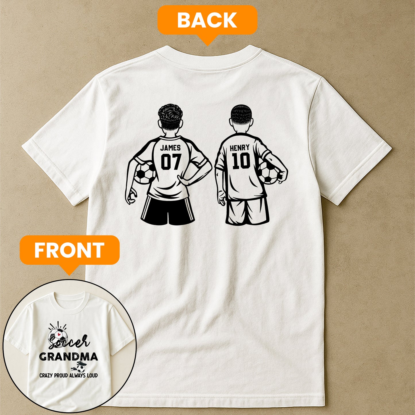 Mother'S-Day-Gifts,-Soccer-Grandma,-Crazy-Proud,-Always-Loud-Personalized-Shirt-3