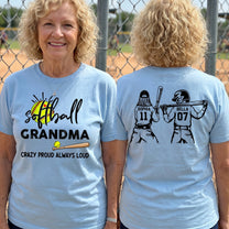 Mother'S-Day-Gifts,-Softball-Grandma,-Crazy-Proud,-Always-Loud-Personalized-Shirt-2