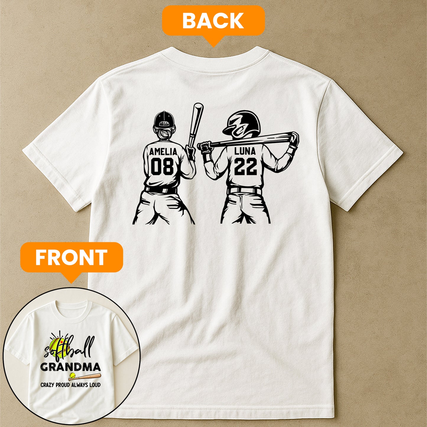 Mother'S-Day-Gifts,-Softball-Grandma,-Crazy-Proud,-Always-Loud-Personalized-Shirt-3