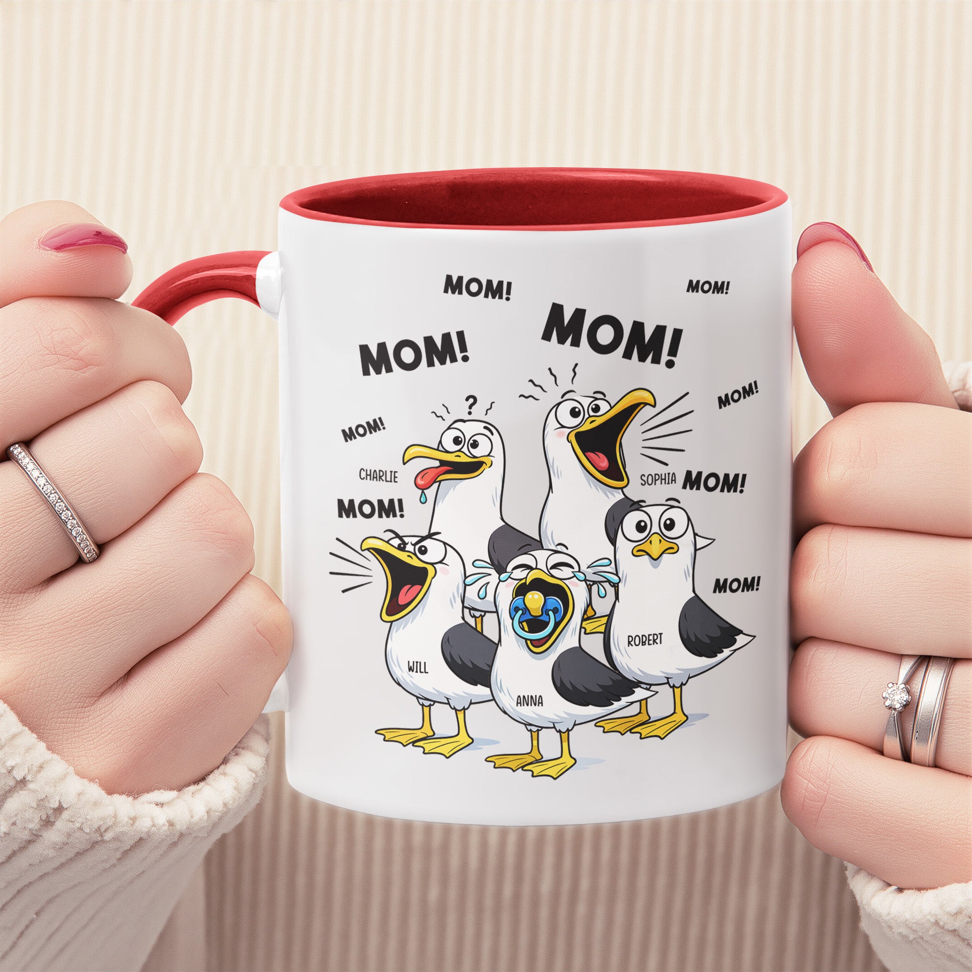 Mother's-Day-Gifts,-Funny-Mommy-Mug-Mom-Mom-Mom-Seagull-Personalized-Mug-5