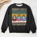 Motherhood Rockin' - Funny Shirt For Mom - Personalized Shirt