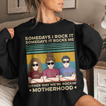 Motherhood Rockin' - Funny Shirt For Mom - Personalized Shirt