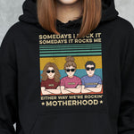 Motherhood Rockin' - Funny Shirt For Mom - Personalized Shirt