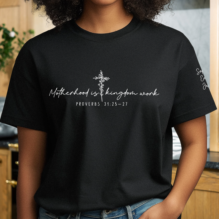 Motherhood_Is_Kingdom_Work_Personalized_Shirt_5