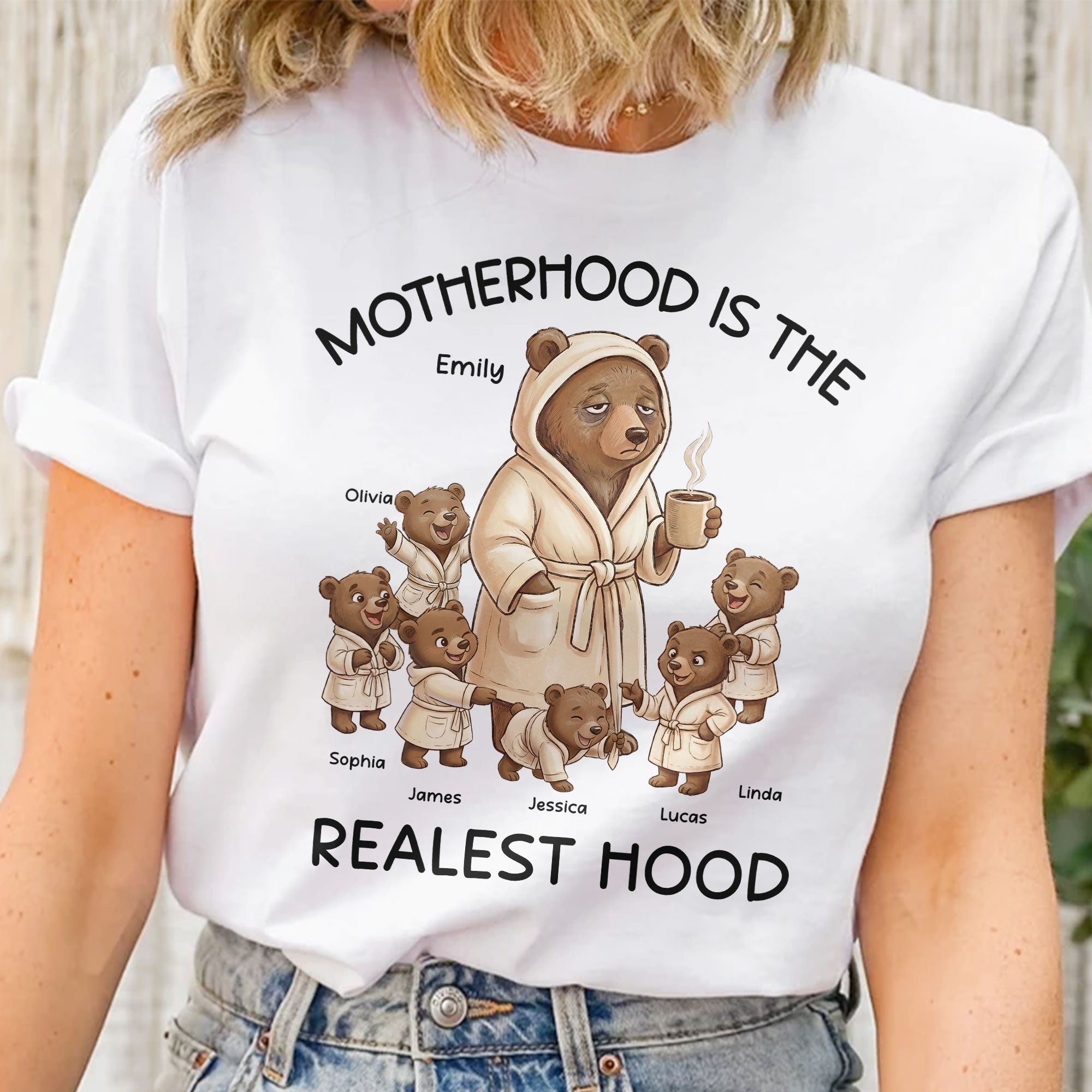 Motherhood-Is-The-Realest-Hood,-Mama-Bear-Personalized-Shirt-2