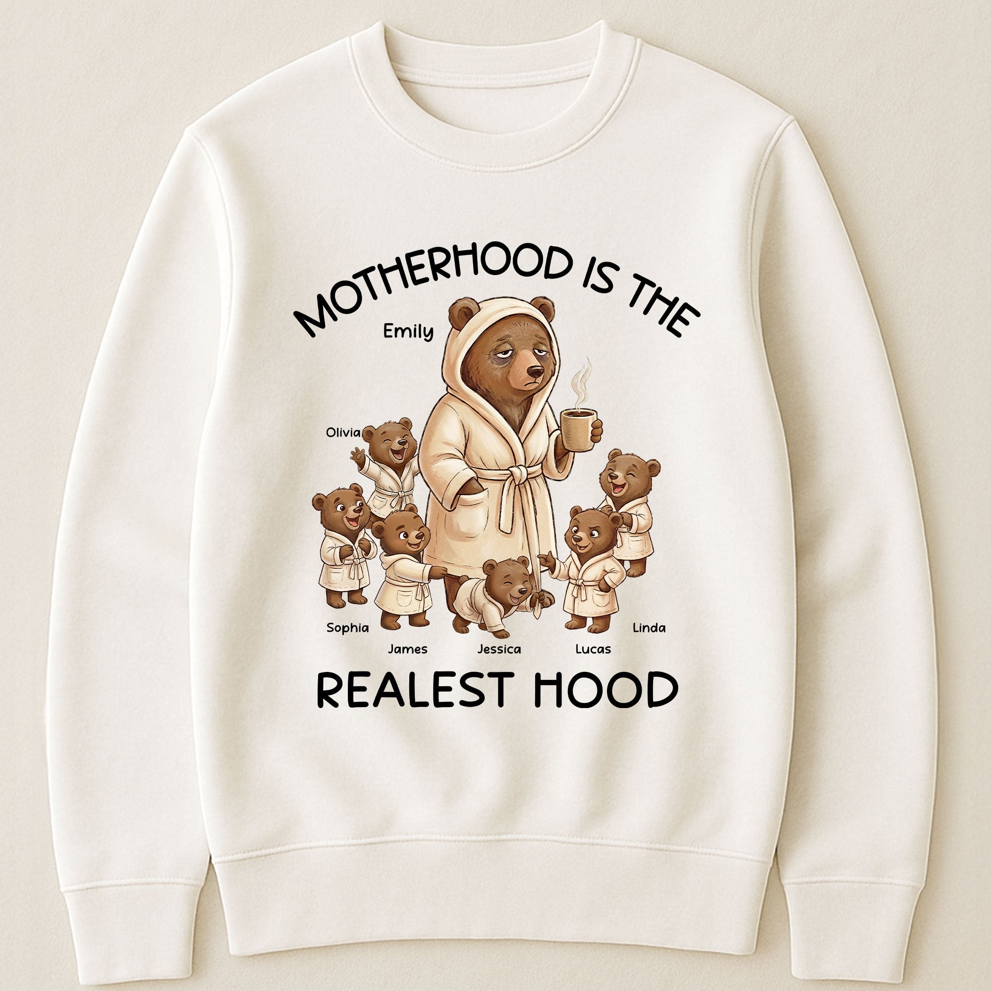 Motherhood-Is-The-Realest-Hood,-Mama-Bear-Personalized-Shirt-3