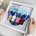 Mothers Like Flowers - Personalized Flower Shadow Box