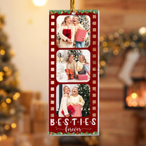 Movie Filmstrip Photo Booth Besties - Personalized Acrylic Photo Ornament