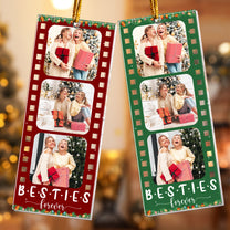 Movie Filmstrip Photo Booth Besties - Personalized Acrylic Photo Ornament