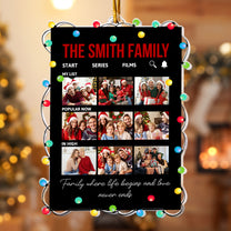 Movie Theme Family Where Life Begins - Personalized Acrylic Photo Ornament