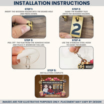 Movies Watched Together This Year - Couples' Movie Log - Personalized Hanging Movie Tracker