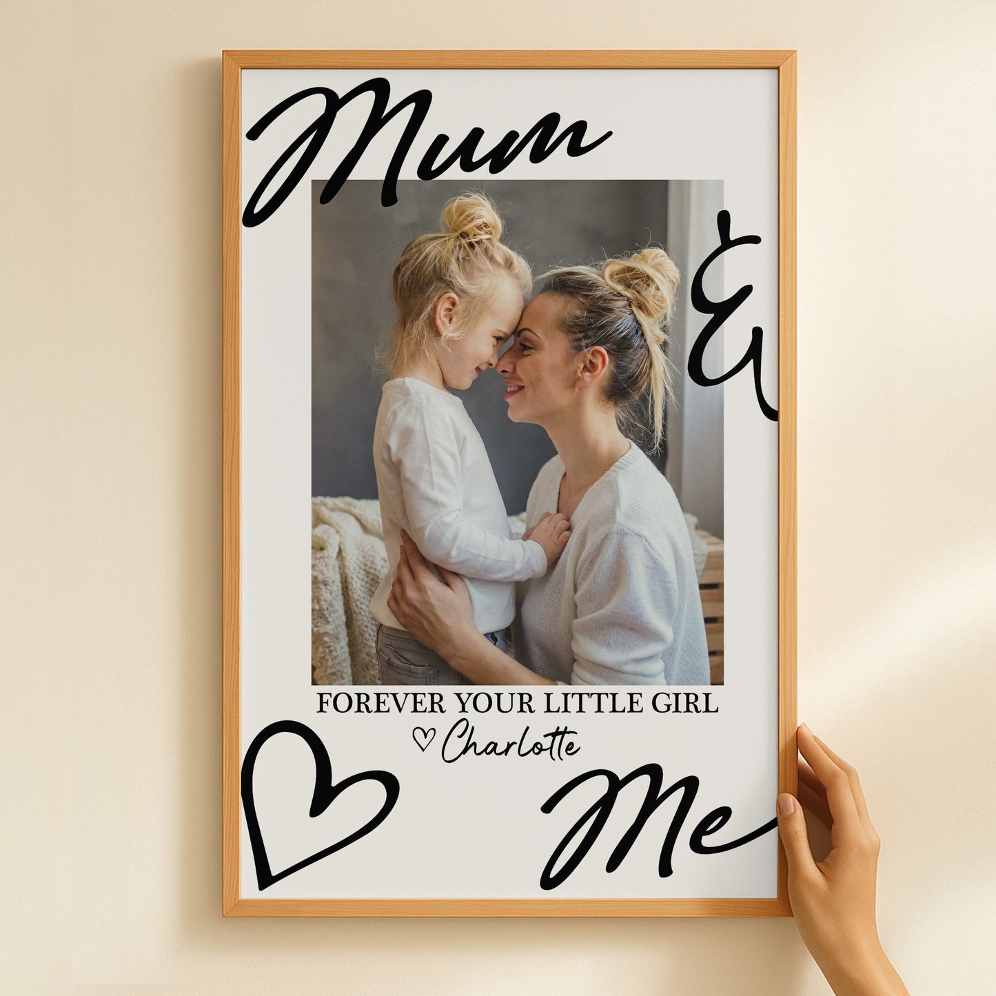 Mummy_Me_Forever_Your_Little_Girl_Mothers_Day_Gift_Personalized_Photo_Poster_5