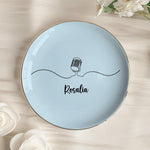 Music Instrument Custom Name Gift For Band Student, Music Teacher - Personalized Jewelry Dish