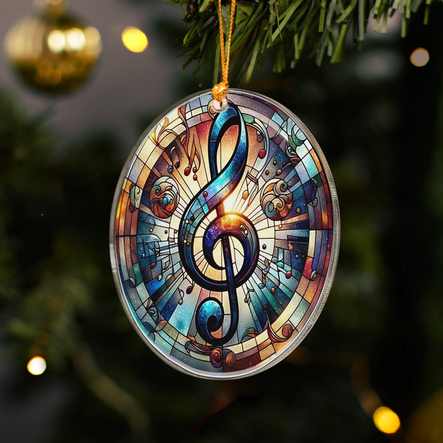 Music Note Gift For Music Lovers - Acrylic Ornament