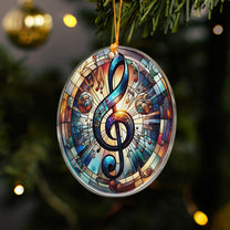 Music Note Gift For Music Lovers - Acrylic Ornament