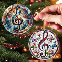 Music Note Gift For Music Lovers - Acrylic Ornament