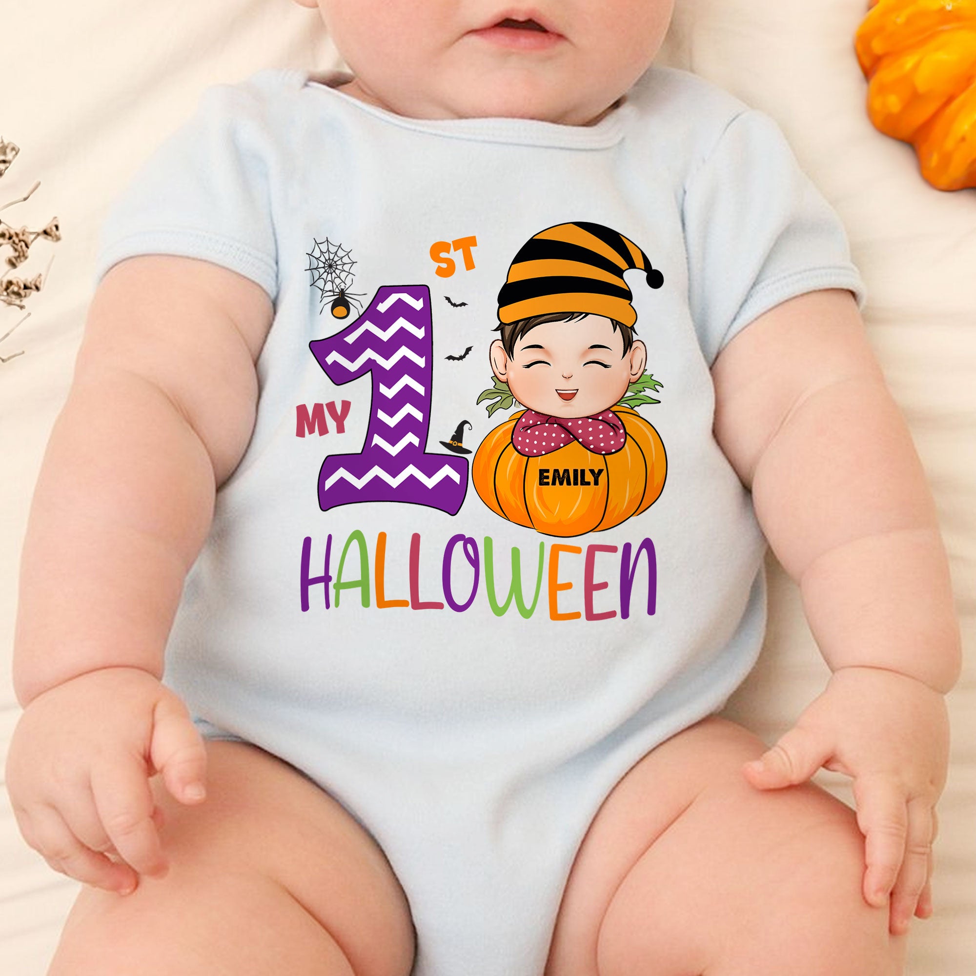 My 1st Halloween - Personalized Baby Onesie