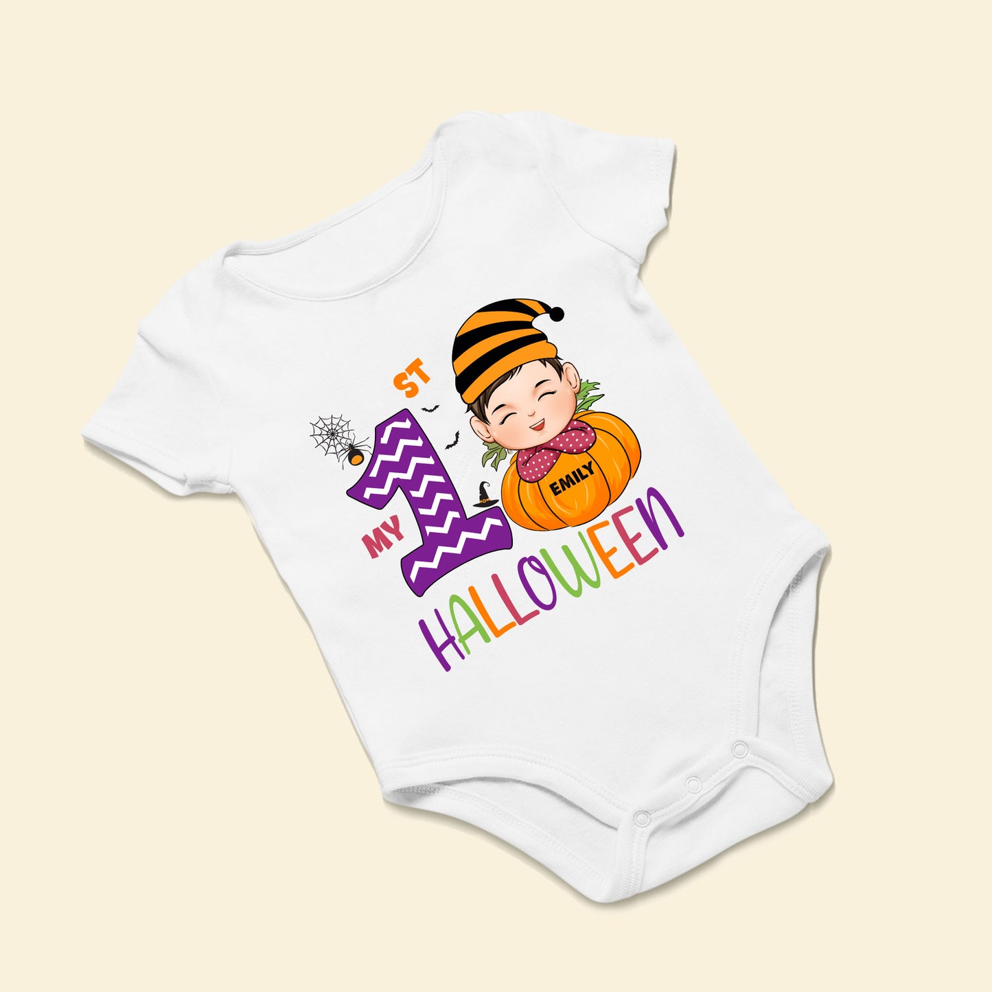 My 1st Halloween - Personalized Baby Onesie