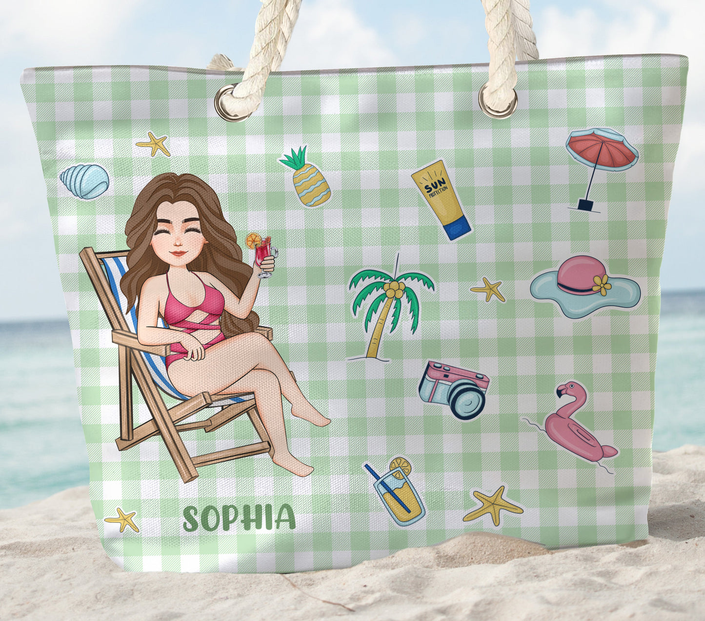 My Adorable Beach Bag - Personalized Beach Bag