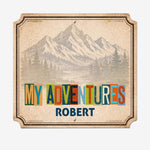 My Adventures - Personalized Metal Magnet Board