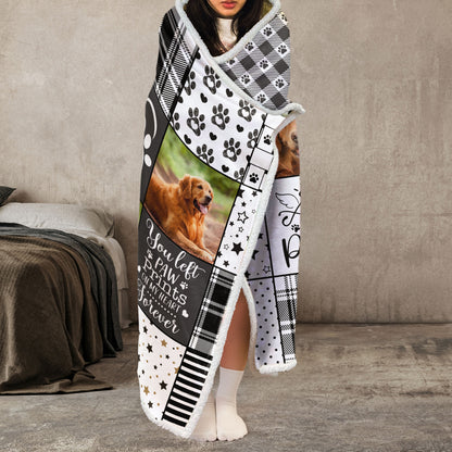 My Angel Has Paws - Personalized Photo Wearable Blanket Hoodie
