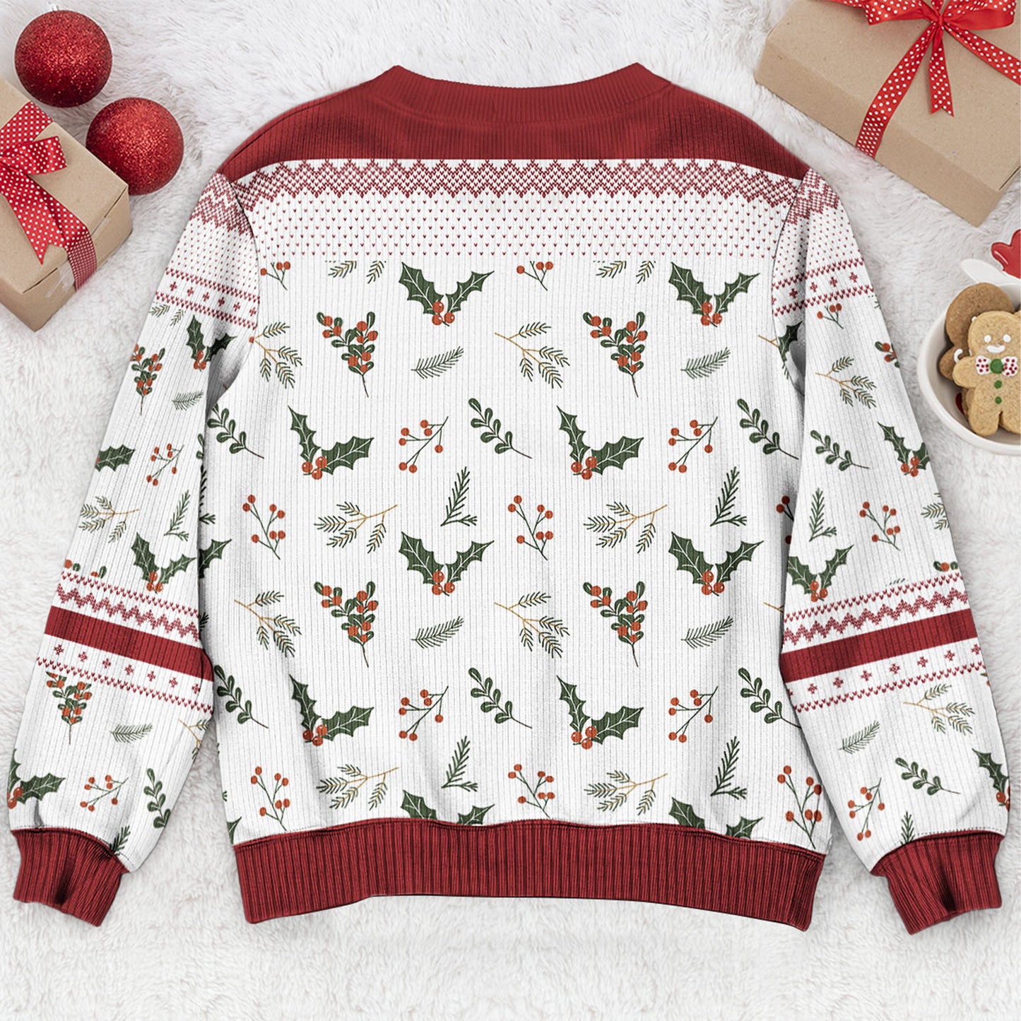 My Angels, Memorial Cardinal - Personalized Ugly Sweater