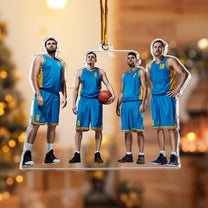 My Basketball Team - Personalized Acrylic Photo Ornament
