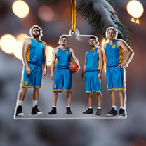 My Basketball Team - Personalized Acrylic Photo Ornament