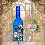 My Beautiful Garden Is Calling And I Must Go - Personalized Wine Bottle Wind Chime