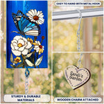 My Beautiful Garden Is Calling And I Must Go - Personalized Wine Bottle Wind Chime