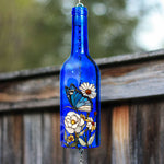 My Beautiful Garden Is Calling And I Must Go - Personalized Wine Bottle Wind Chime