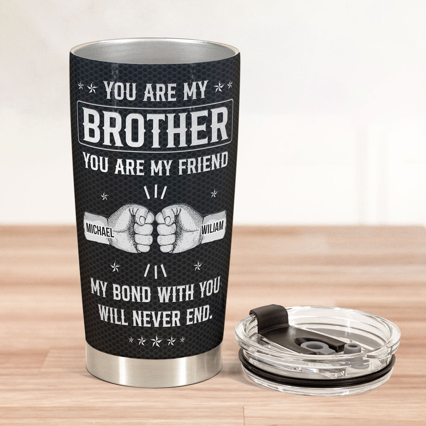 My Bond With You Will Never End - Personalized Tumbler Cup