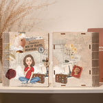 My Box Of Travel Memories - Personalized Wooden Book Box