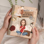 My Box Of Travel Memories - Personalized Wooden Book Box
