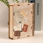 My Box Of Travel Memories - Personalized Wooden Book Box
