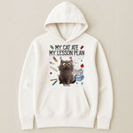 My Cat Ate My Lesson Plan Teacher Funny Gift - Personalized Shirt