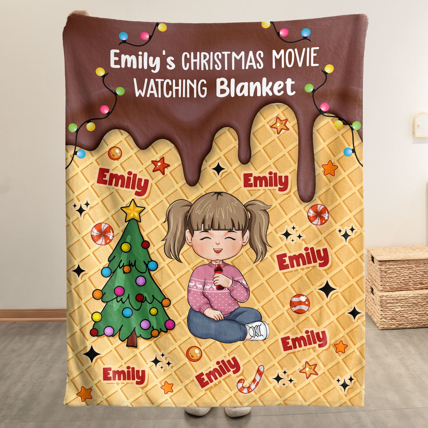 My Christmas Movie Watching Blanket - Gifts For Kids - Personalized Blanket