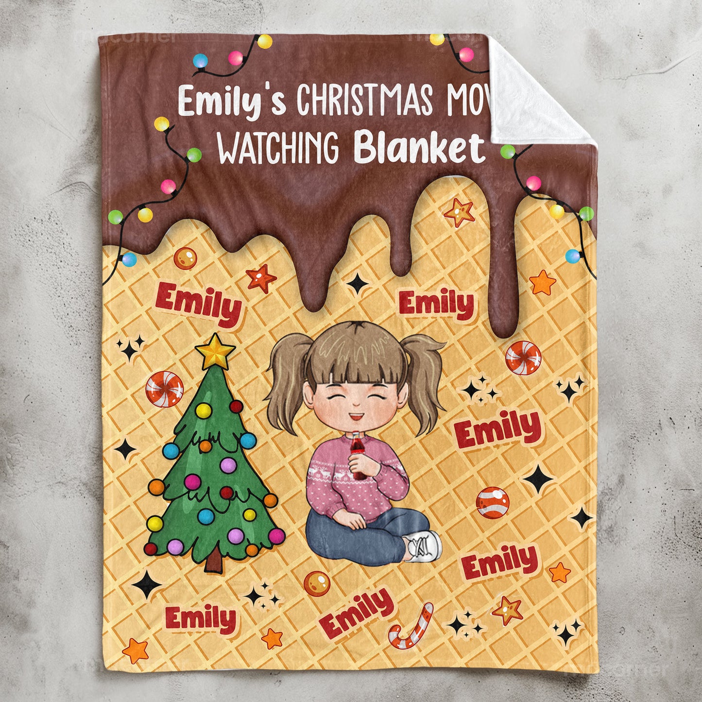 My Christmas Movie Watching Blanket - Gifts For Kids - Personalized Blanket