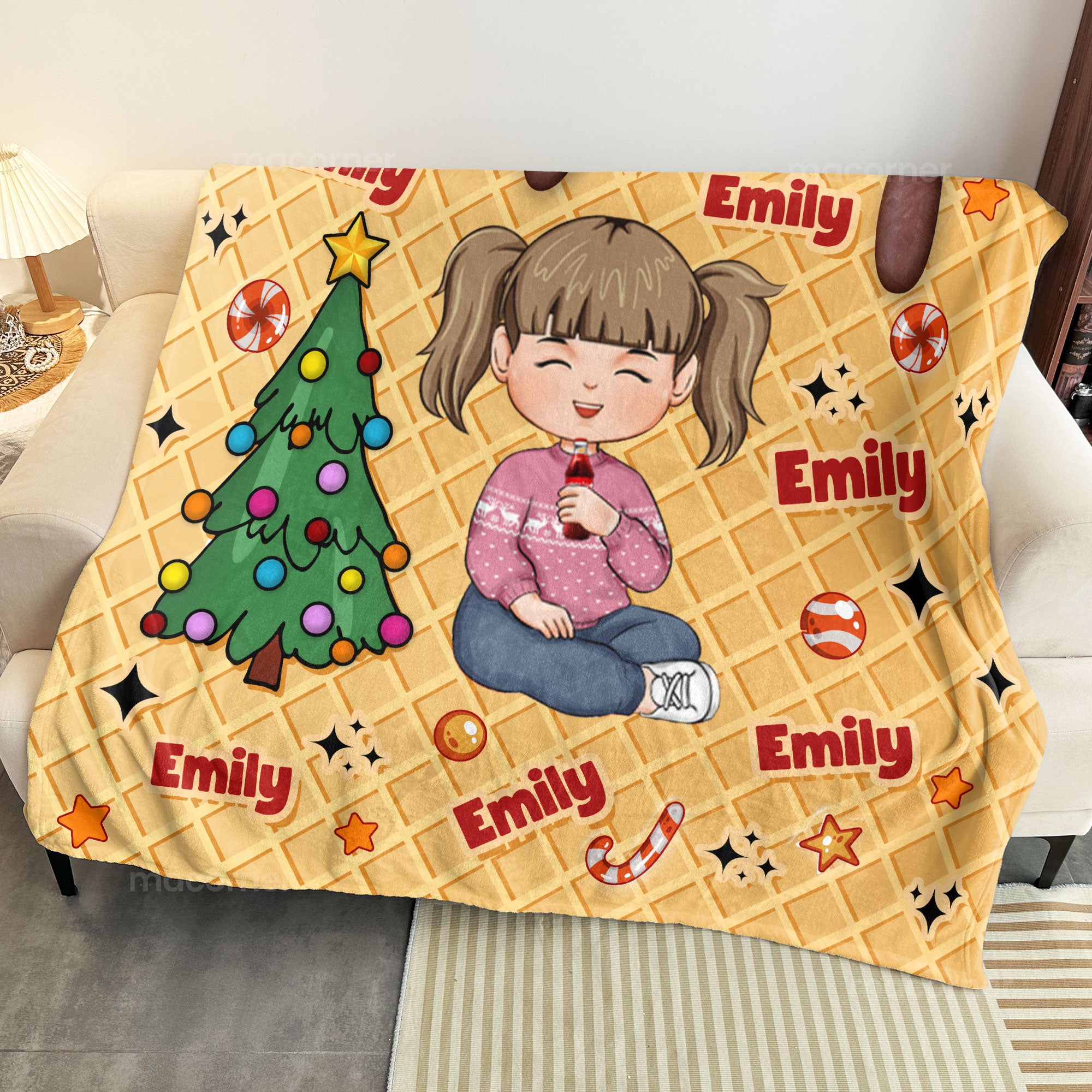 My Christmas Movie Watching Blanket - Gifts For Kids - Personalized Blanket